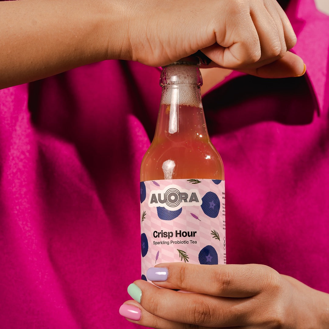 Crisp Hour Kombucha - Sparkling Probiotic Tea