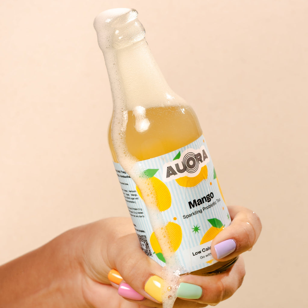 Mango Kombucha - Sparkling Probiotic Tea