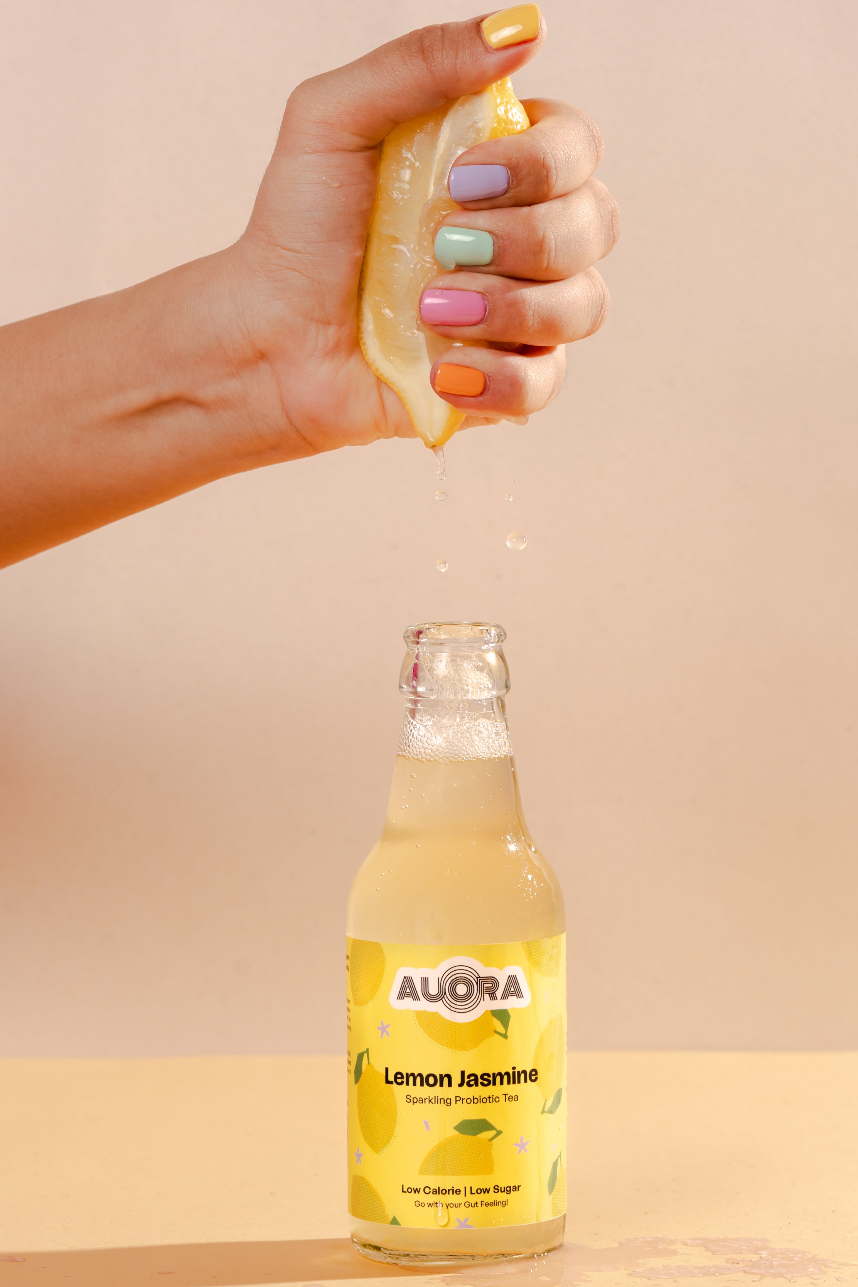 Lemon Jasmine Kombucha - Sparkling probiotic tea