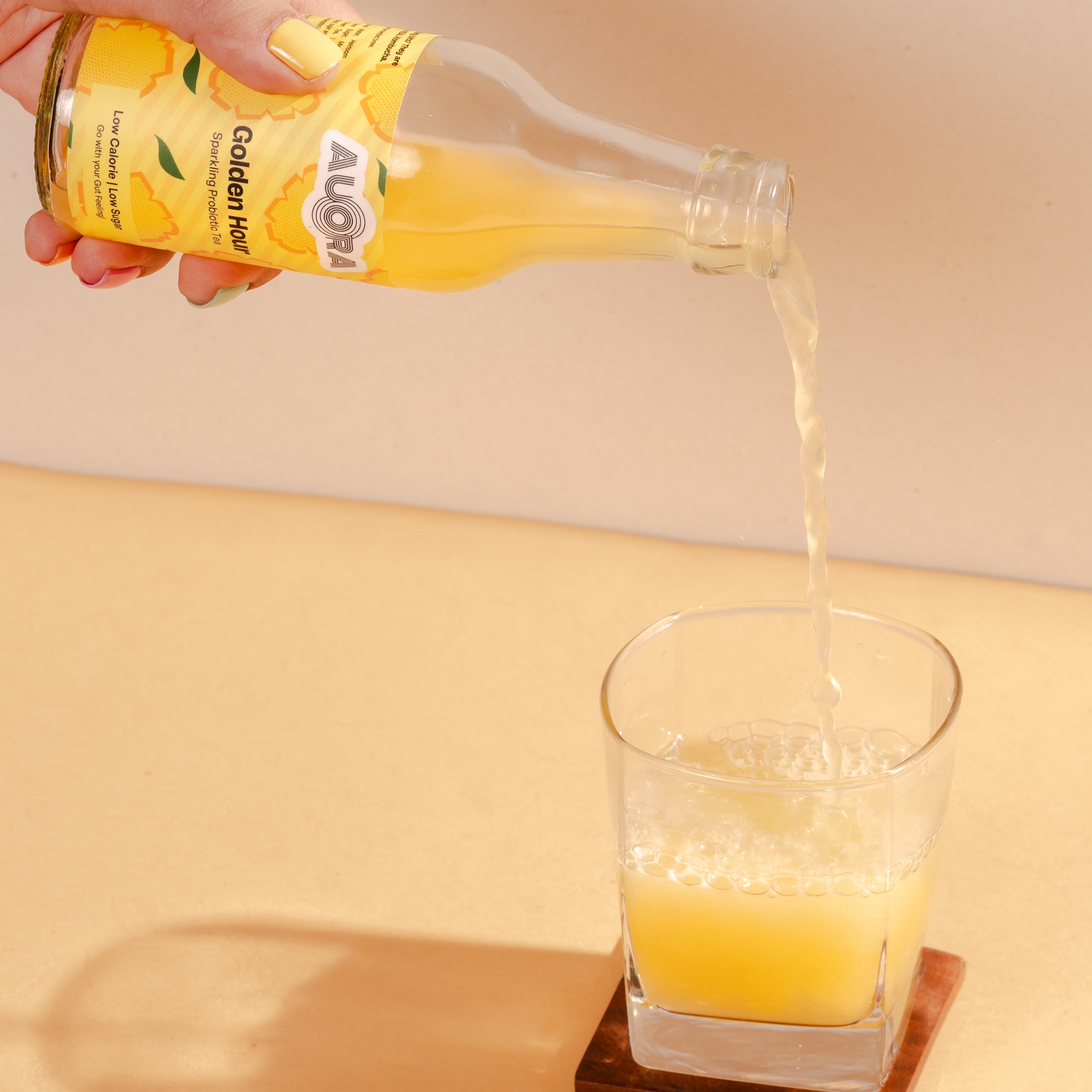 Golden Hour Kombucha - Sparkling Probiotic Tea