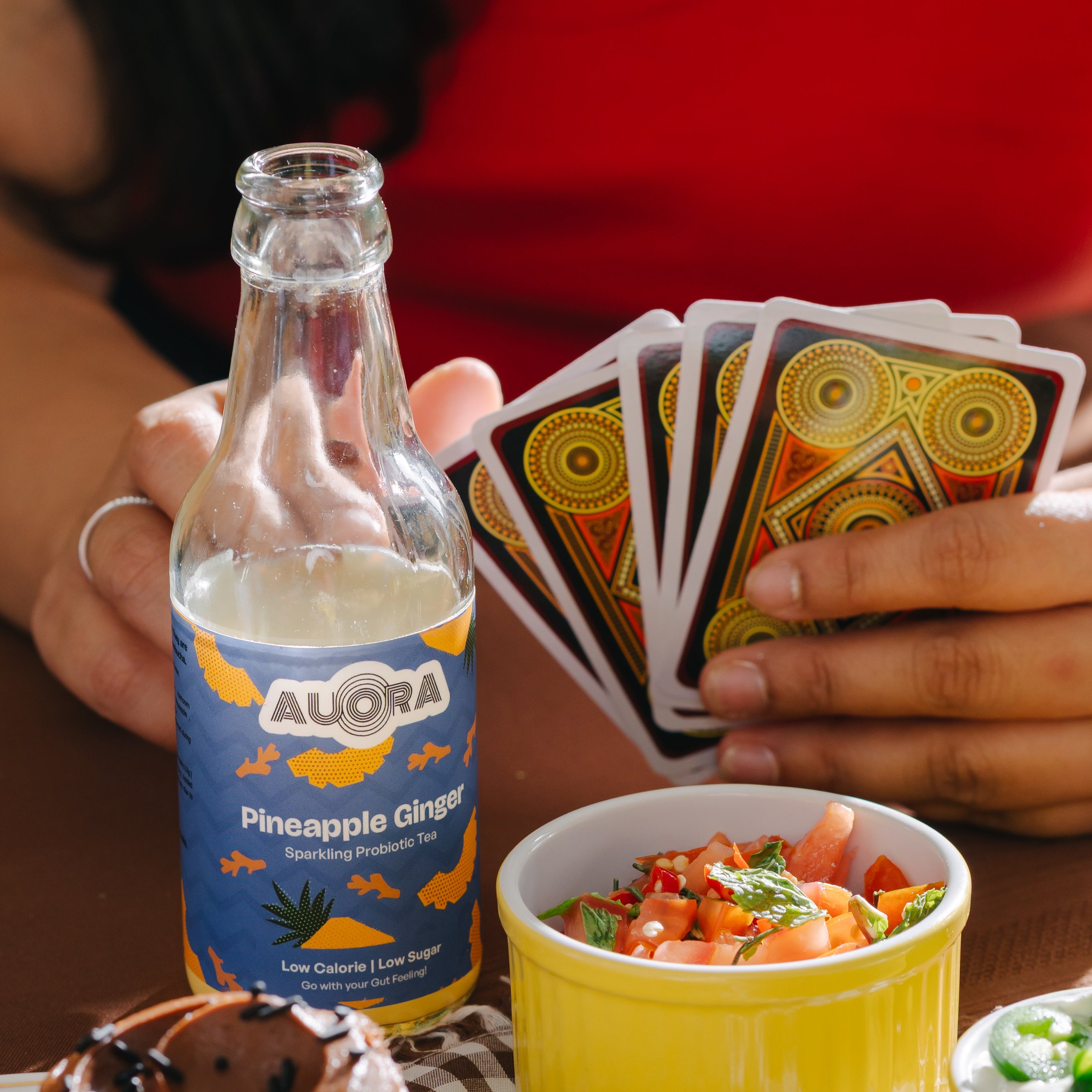 Pineapple Ginger Kombucha - Sparkling Probiotic Tea