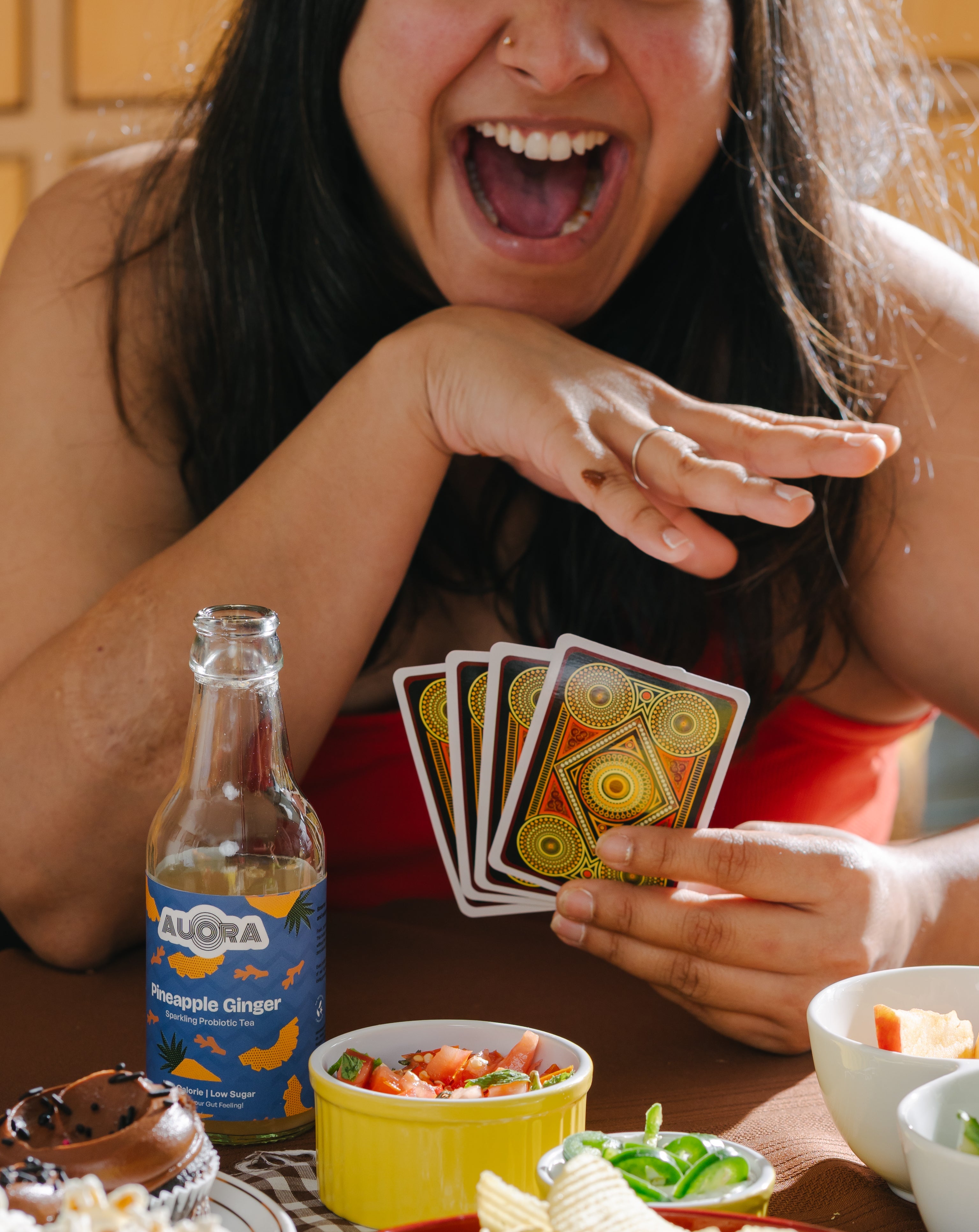 Pineapple Ginger Kombucha - Sparkling Probiotic Tea