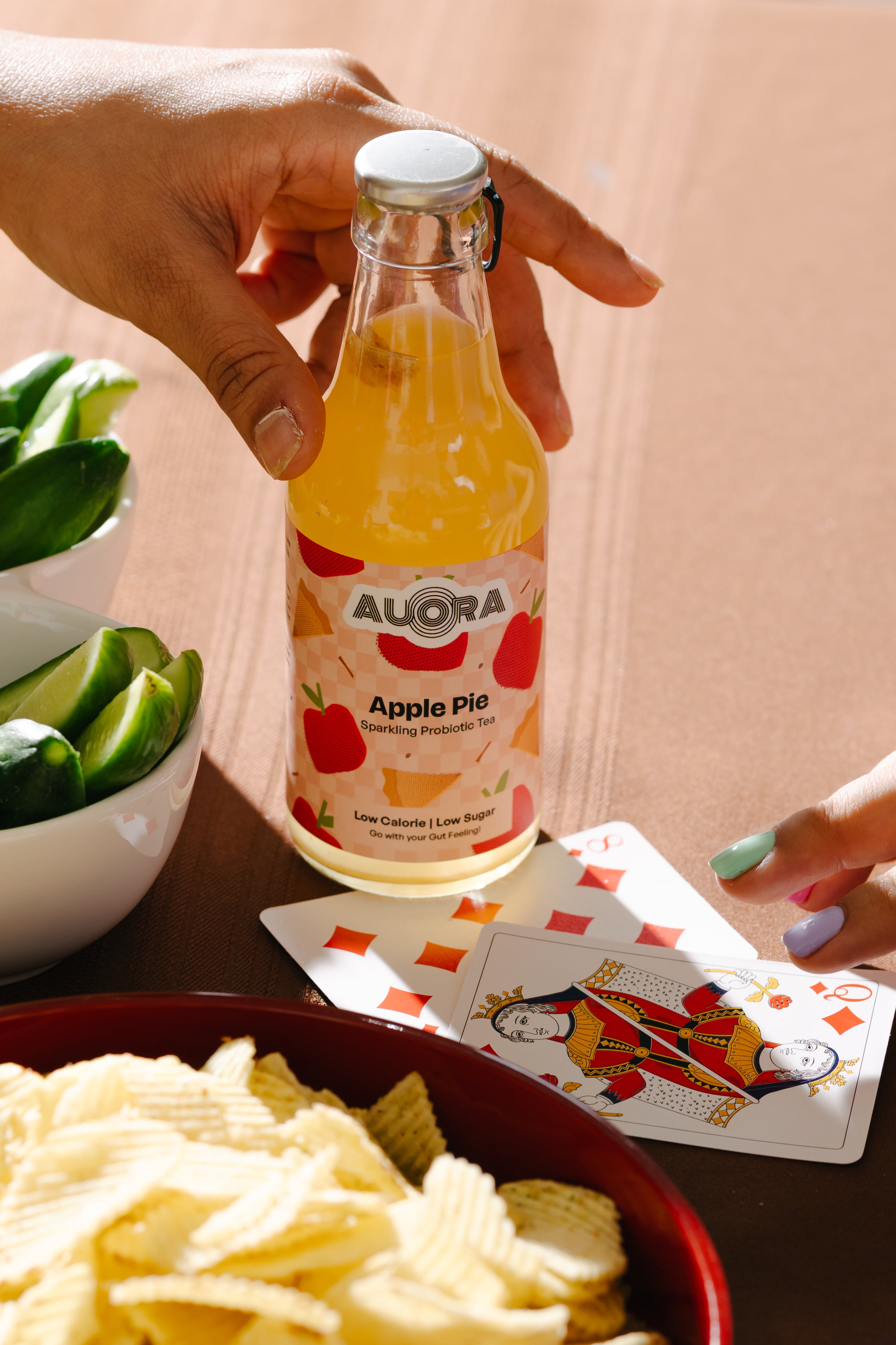 Apple Pie Kombucha - Sparkling Probiotic Tea